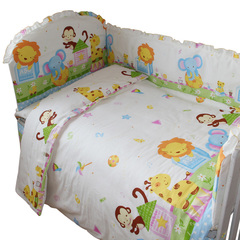 优伴婴儿床上用品十件套外套宝宝床品新生儿床围套被套垫被套枕套