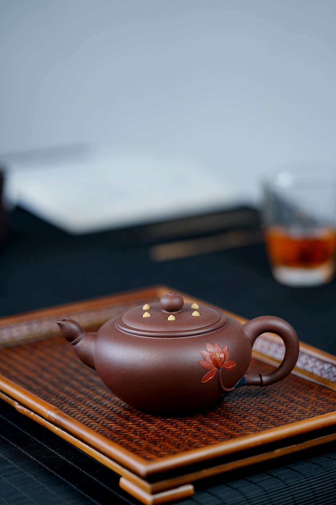 奚根祥紫砂壶国家级助理工艺师全手工制作莲心.