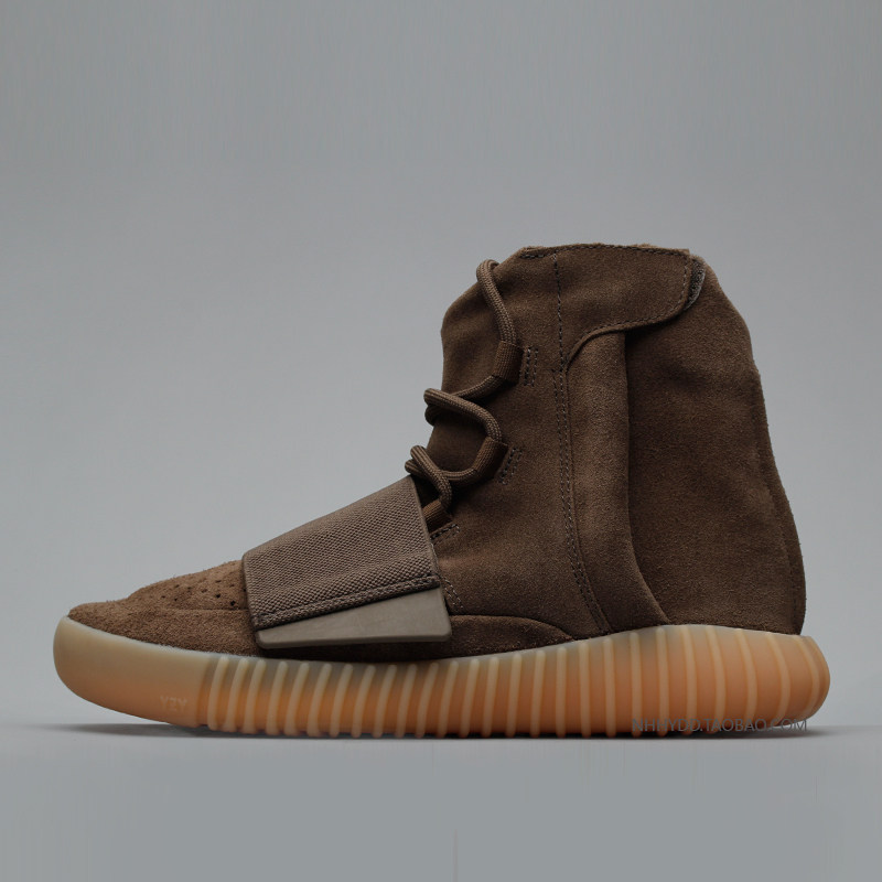 牛哄哄 yeezy 750 boost glow dark 侃爷巧克力限量篮球鞋 by2456