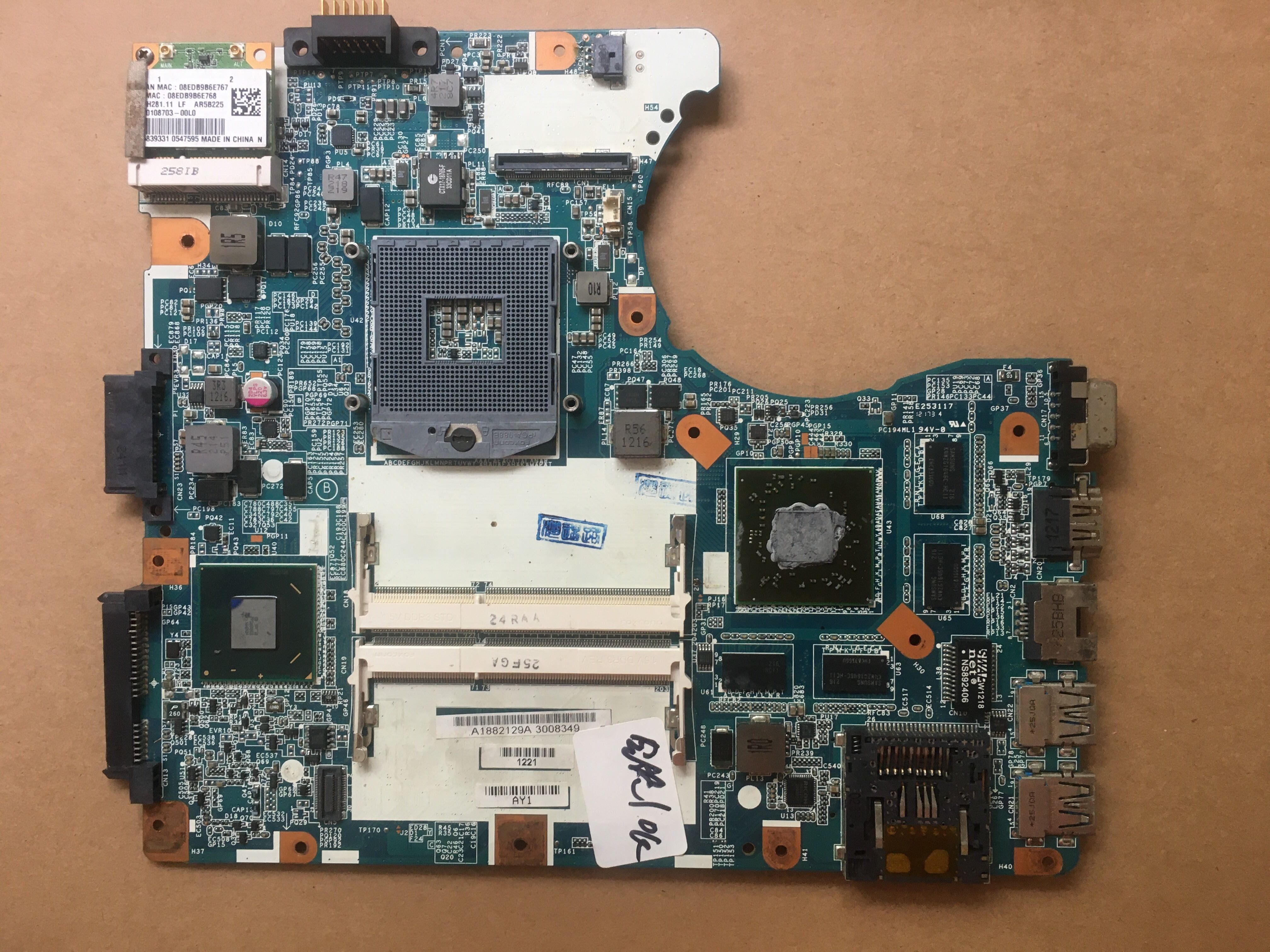 sony/索尼 sve14ae13t sve14aa12t 主板 mbx-273 mbx-267主板