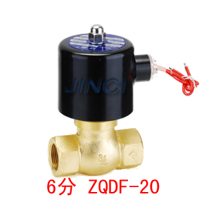 ZQDF-20直动活塞式蒸汽电磁阀 高温电磁阀 6分接口 DN20 金磁正品