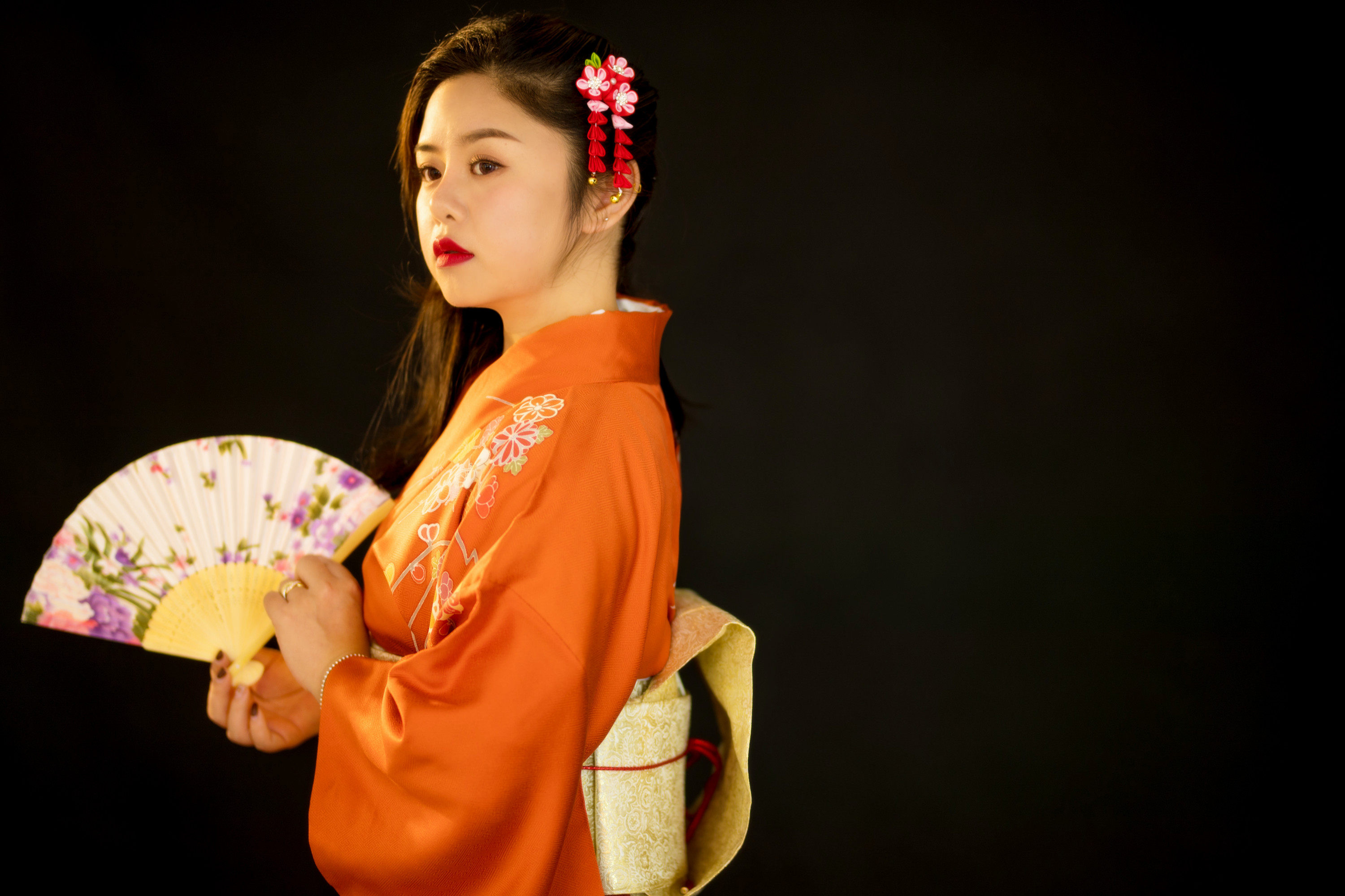 古着vintage传统民族日本和服长道行和风舞台宽松外套开衫17-6