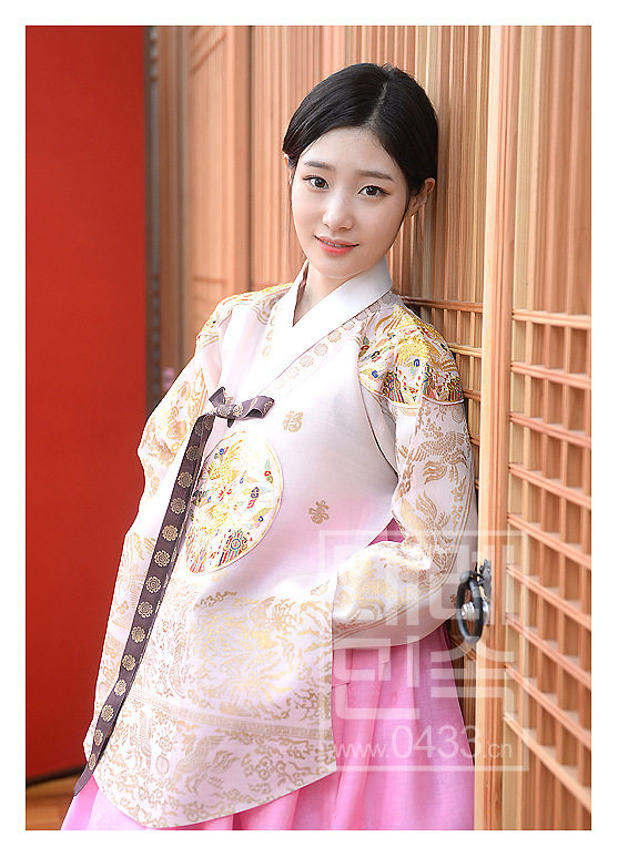 韩服韩国进口洋缎子唐新娘烫金古代宫廷h-t01222民族服装