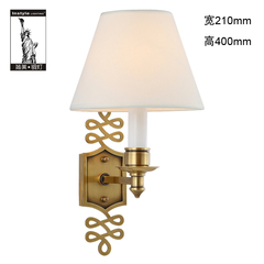 全铜 铜花 定制 新款 热销 美式 客厅卧室书房 壁灯 中国风