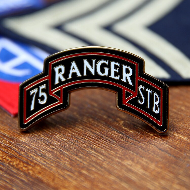 美国识别章第75游骑兵团特种营金属章asu识别章 csib金属徽章