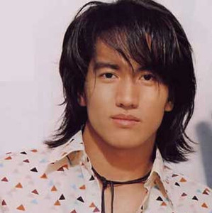 言承旭 f4韩版男生假发 男士帅气长发蓬松逼真假发斜刘海小品道具