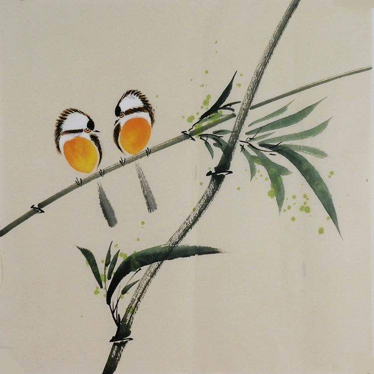 纯手绘字画书画装饰画热销yi090421无款国画花鸟画小品3333