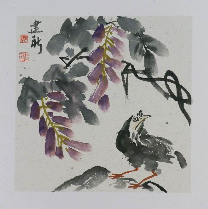 手绘字画书画客厅装饰画新品i041989三尺斗方无款水墨国画山水画