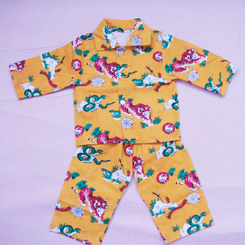 端午节宝宝老虎衣 辟邪五毒衣 立夏衣衬衫长袖短袖
