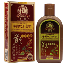 正品名仁堂六味中药首乌洗发精华素  400ml一瓶 2016年6月批号