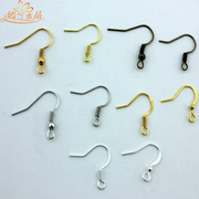 Yan LAN DIY bronze zakka bronze Golden silver beaded jewelry accessories material compressed question mark ear hook