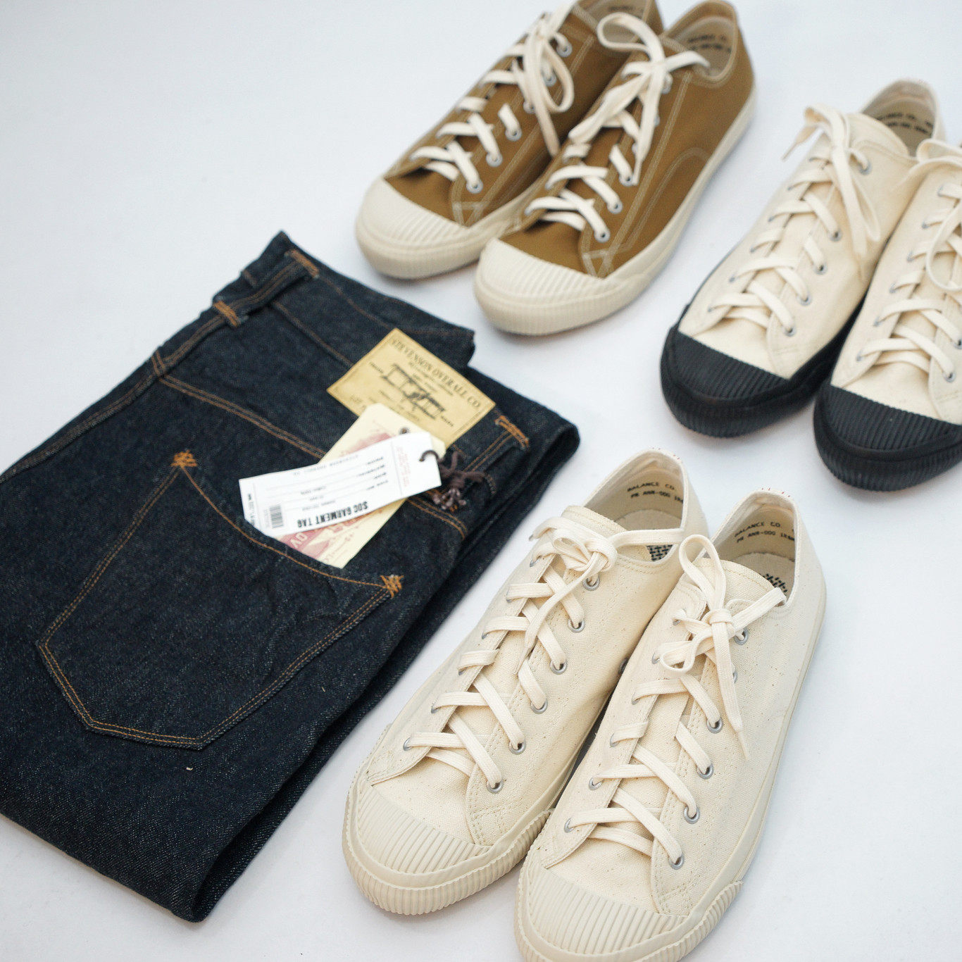 国内现货 日本製pras  女款男款 日产久留米 硫化帆布鞋 手工制鞋