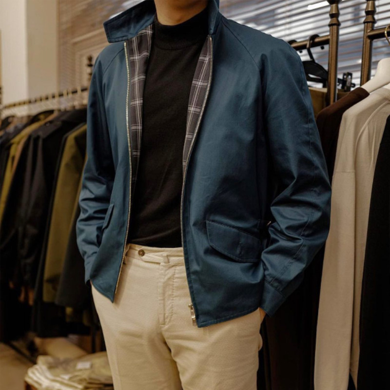 英国grenfell 纯棉休闲高尔夫夹克哈灵顿夹克 超baracuta g9 g4