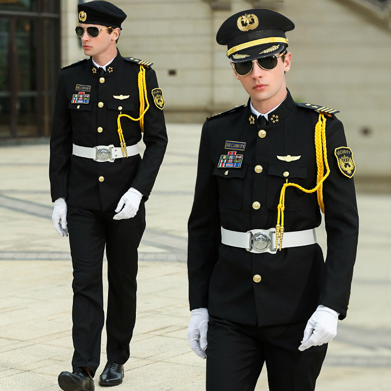 新式保安服春秋套装长袖保安制服冬装物业保安工作服套装礼宾西服