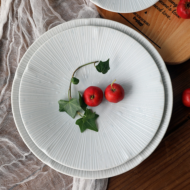 日本进口京千段系列陶瓷餐具日式和风陶瓷盘子刺身盘点心盘子菜盘
