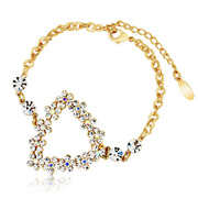 Mu-Mu-female Korean fashion jewelry heart bracelet gift Korea studded accessories package mail
