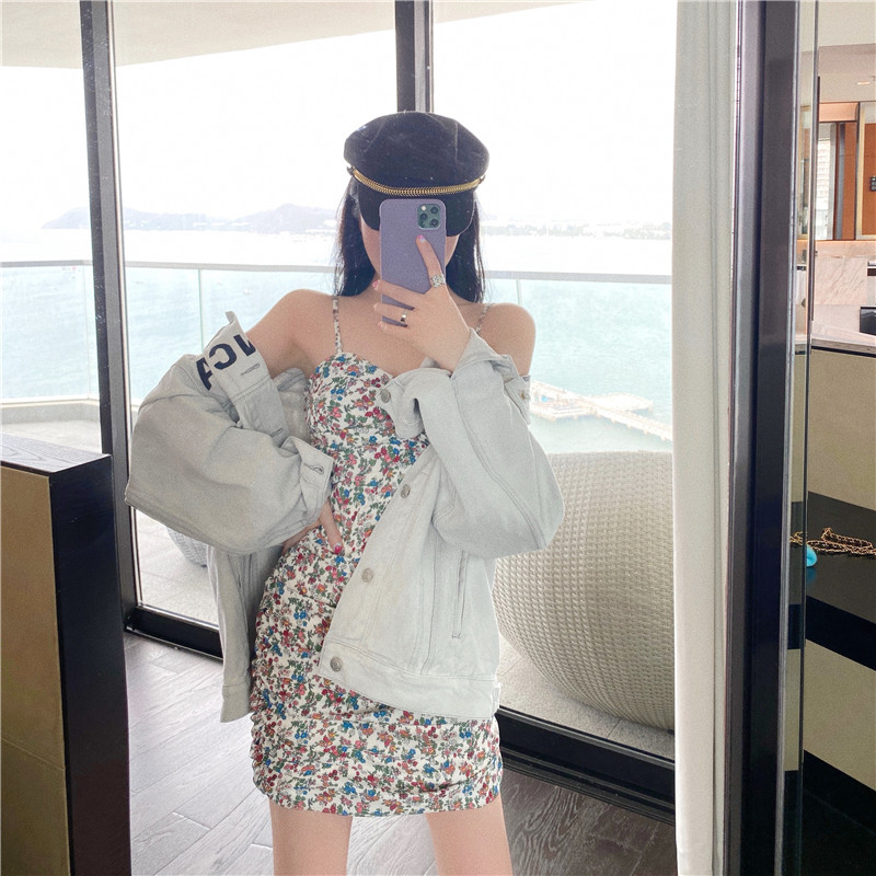 2020夏季装新款韩版性感修身显瘦雪纺碎花裙无袖吊带洋气连衣裙女|ruв категории плесень играть/Аниме/вокруг/cos/настольные игры, Косплей одежды/реквизит/услуги, Косплей женской одежды - от Buy2taobao.com для оказания профессиональной услуги покупки агента Taobao