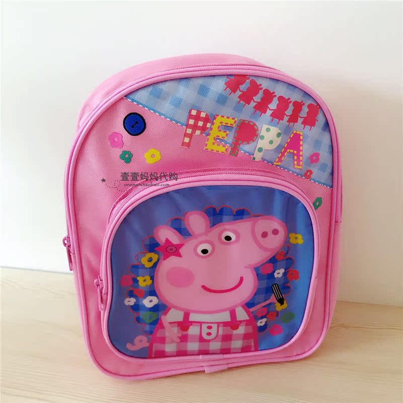 现货 英国 Peppa Pig 粉红猪小妹佩佩猪书包双肩包(幼儿园)|ruв категории игрушка/коляска/головоломка/блоки/модель, детей пакет/рюкзак/камера, сумка - от Buy2taobao.com для оказания профессиональной услуги покупки агента Taobao