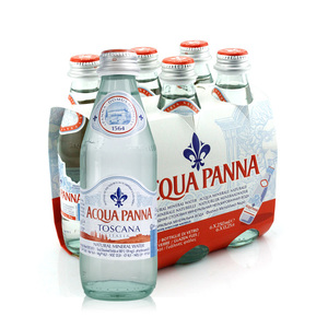 意大利进口panna/普娜天然矿泉水250ml*6瓶弱碱性饮水泡茶水