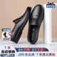 蜘蛛王男鞋官方旗舰店正品2025夏季新款休闲头层牛皮真皮男爸爸鞋