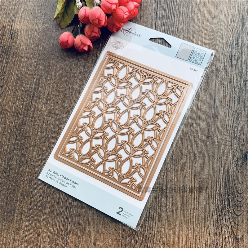 Spellbinders 郁金香背景框 A2 Tulip Flower Frame 进口切模|msdalam kategori Kamus elektronik/buku kertas elektronik/alat tulis, bekalan sekolah setiap hari, pelajar India - dari Buy2taobao.com untuk memberikan perkhidmatan ejen Taobao profesional membeli