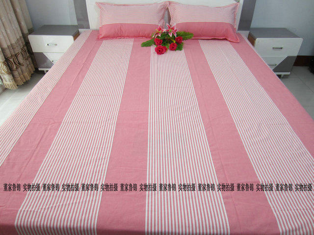 淘宝￥48折后价￥48露珠老粗布风情家纺   鲁锦天然彩棉粗布双人床单