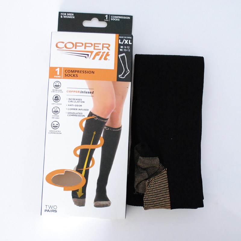 COPPER FIT 弹力袜子 篮球网球运动护具 加长中筒打底袜在类目 运动/瑜伽/健身/球迷用品, 瑜伽, 瑜伽袜子中 - 来自Buy2taobao.com提供专业的淘宝代购服务
