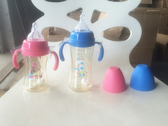 贝因美奶瓶 ppsu宽口径吸管握把奶瓶新生儿奶瓶比因美特婴儿奶瓶