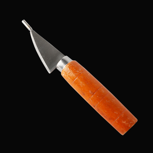 通肠刀木柄鸡肠刀剖破鸡鸭鹅肠专用刀具鸡鸭破肠刀开家禽翻肠刀