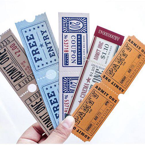 禾木家手帐 复古票根装饰纸书签电影票根车票根ticket票根搭配