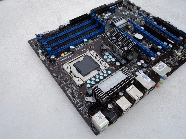 x58 eclipse微星x58 pro(ms-7522)大板 x58主板 支持志强6核