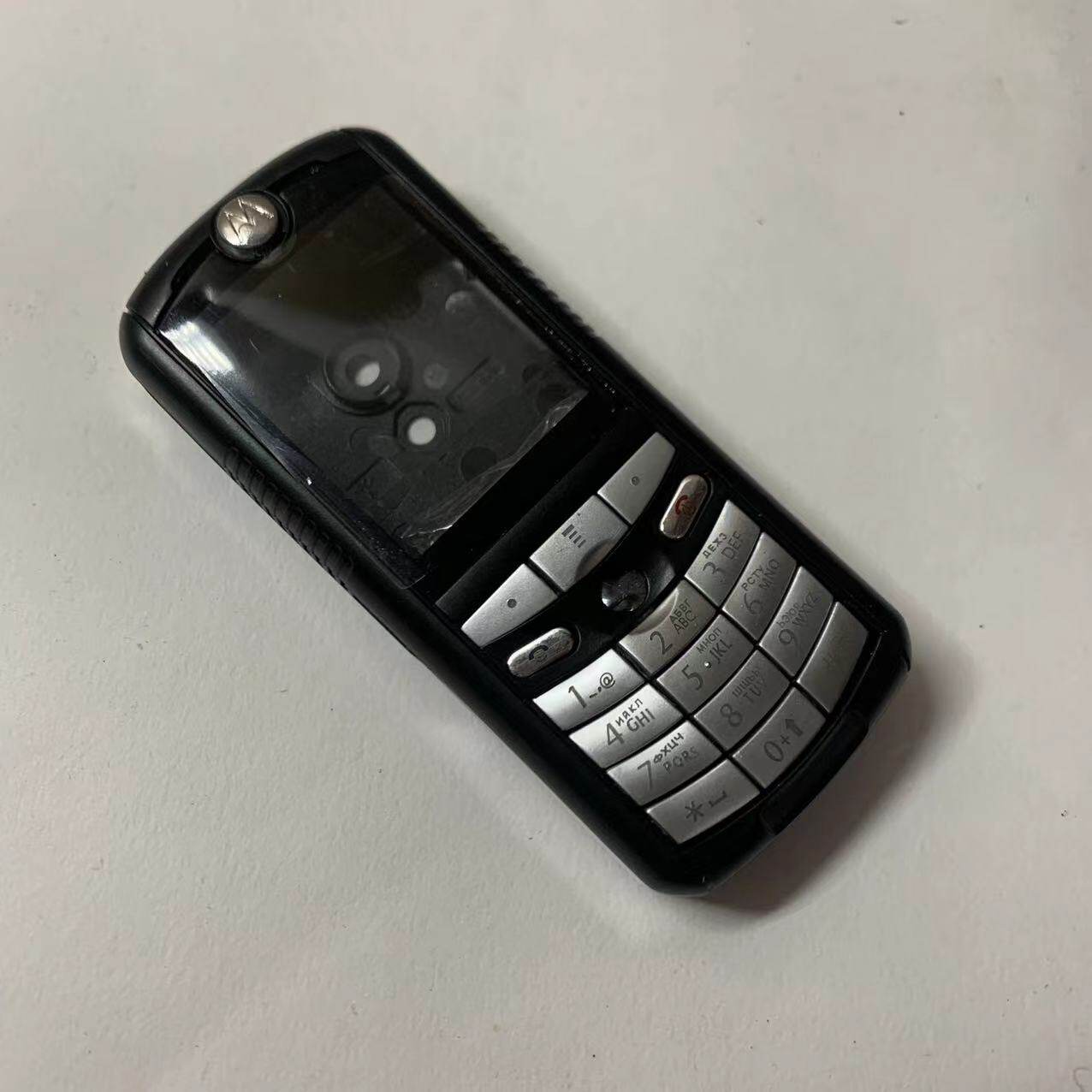 适用摩托罗拉e398外壳 含镜面 中框 后盖 小配件 水晶壳 卡通彩壳