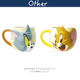 日本购入tom jerry正版汤姆猫杰瑞老鼠立体马克杯水杯情侣咖啡杯