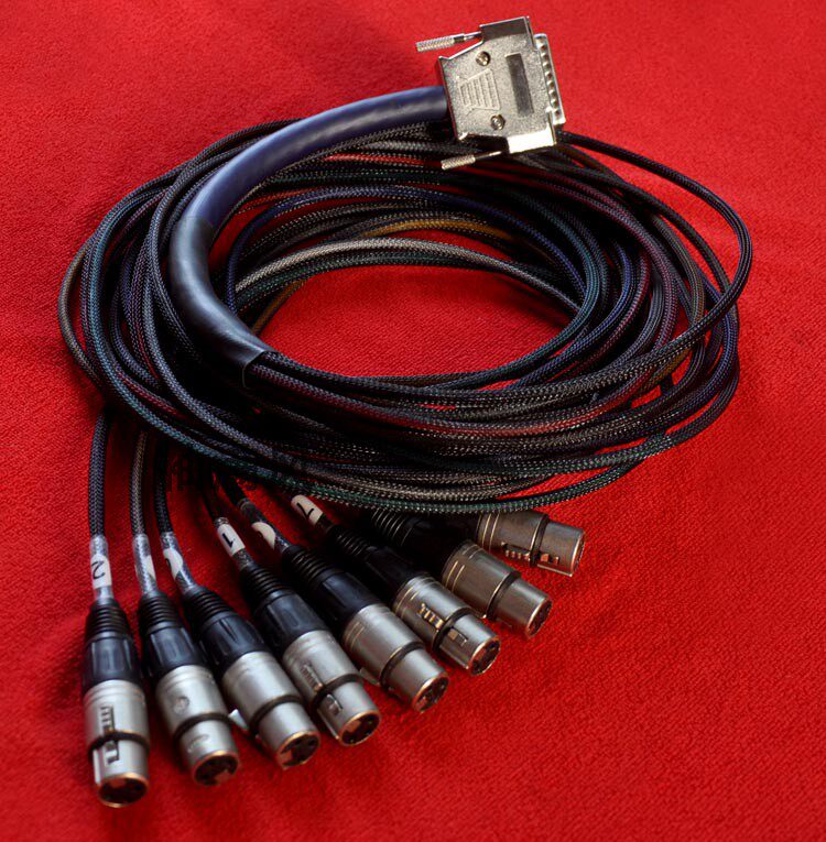 apogee rosetta 800音频接口声卡数字8路辫子 声卡数字模拟db25线