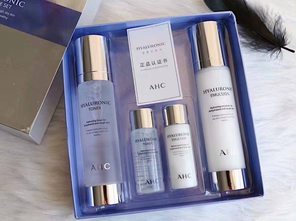 ahc水乳韩国美白_韩国正品ahc水乳套装神仙水补水保湿清爽套盒女护肤