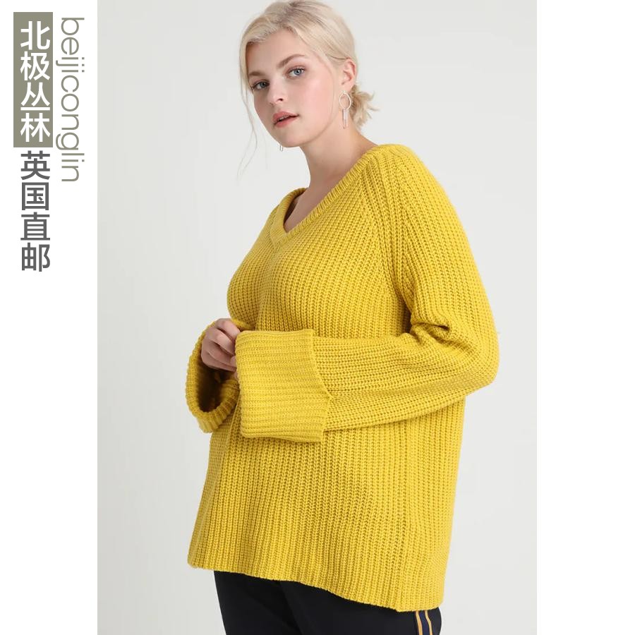 超级精选 穿dress 女士服饰 北极丛林英国代购正品18冬季加大码女装v