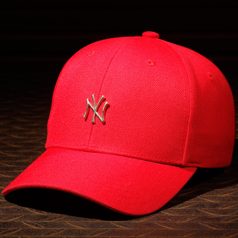 热销mlb棒球帽 鸭舌帽红色