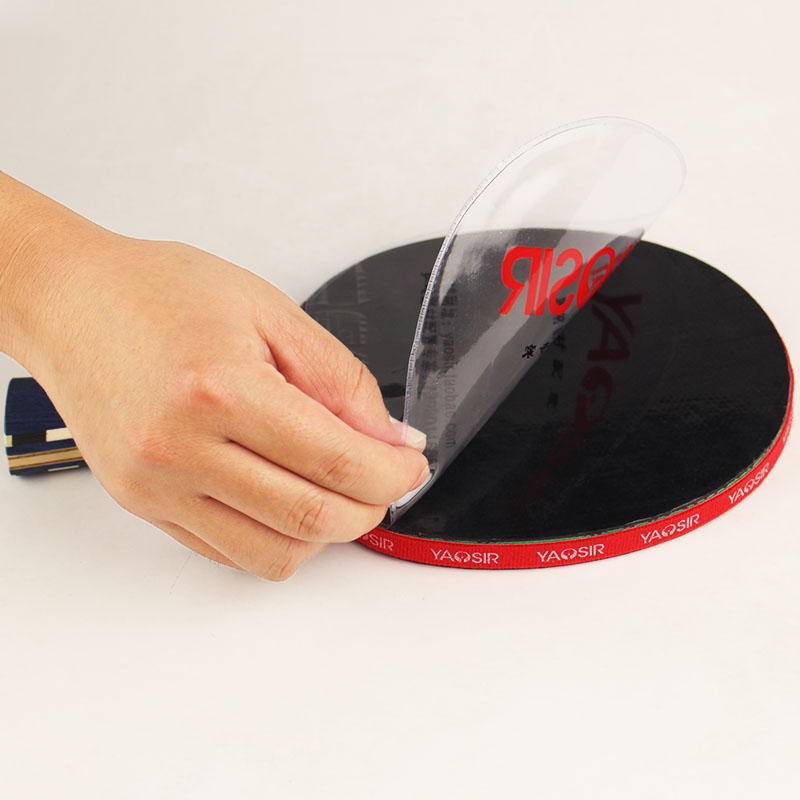 YAOSIR胶皮保护膜粘性胶皮用护膜乒乓球胶皮护膜款式随机发售
