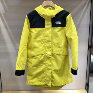 TheNorthFace北面冲锋衣女款户外防风防水透气中长款外套夹克5JX5