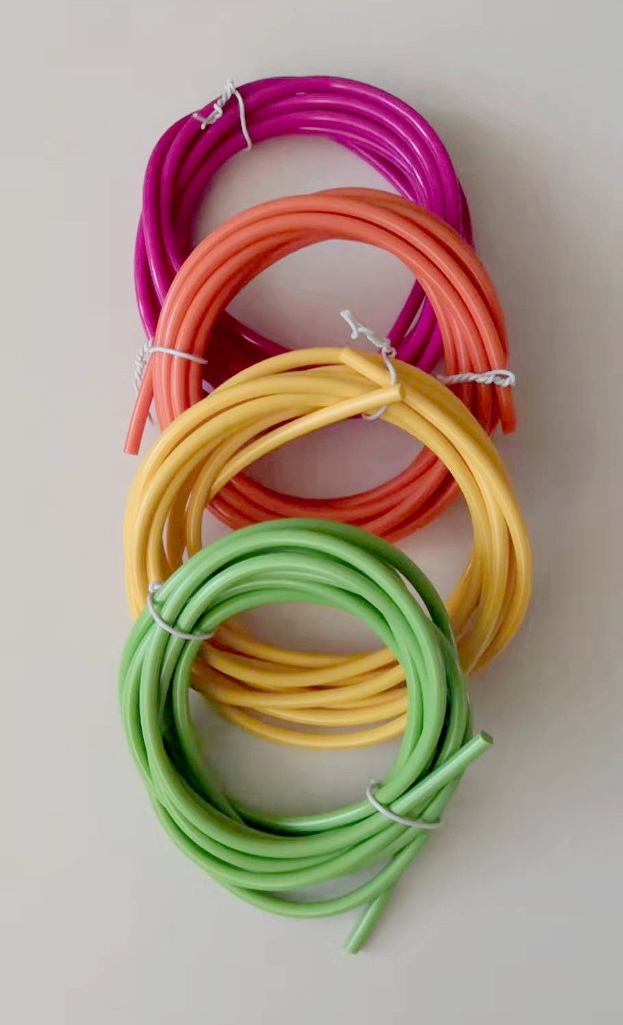 塑料卡扣备用绳5毫米pvc纯胶环保不易缠绕凯叔爱跳绳