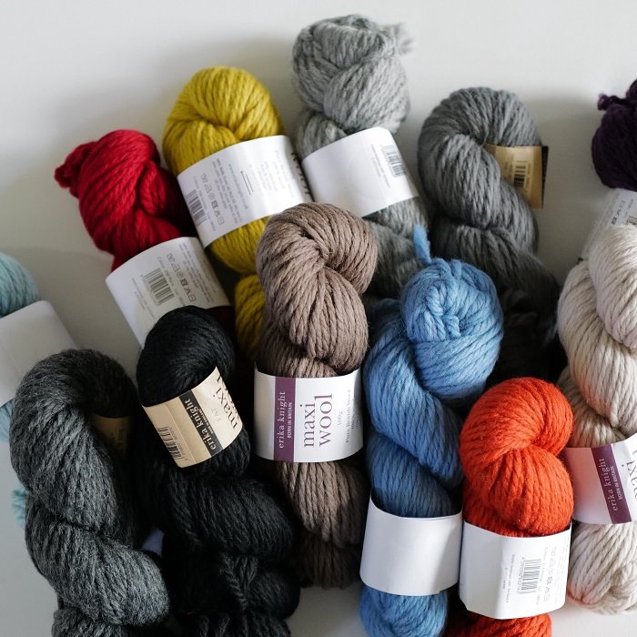 英国设计师erika knight  maxi wool超粗英国羊毛线100克