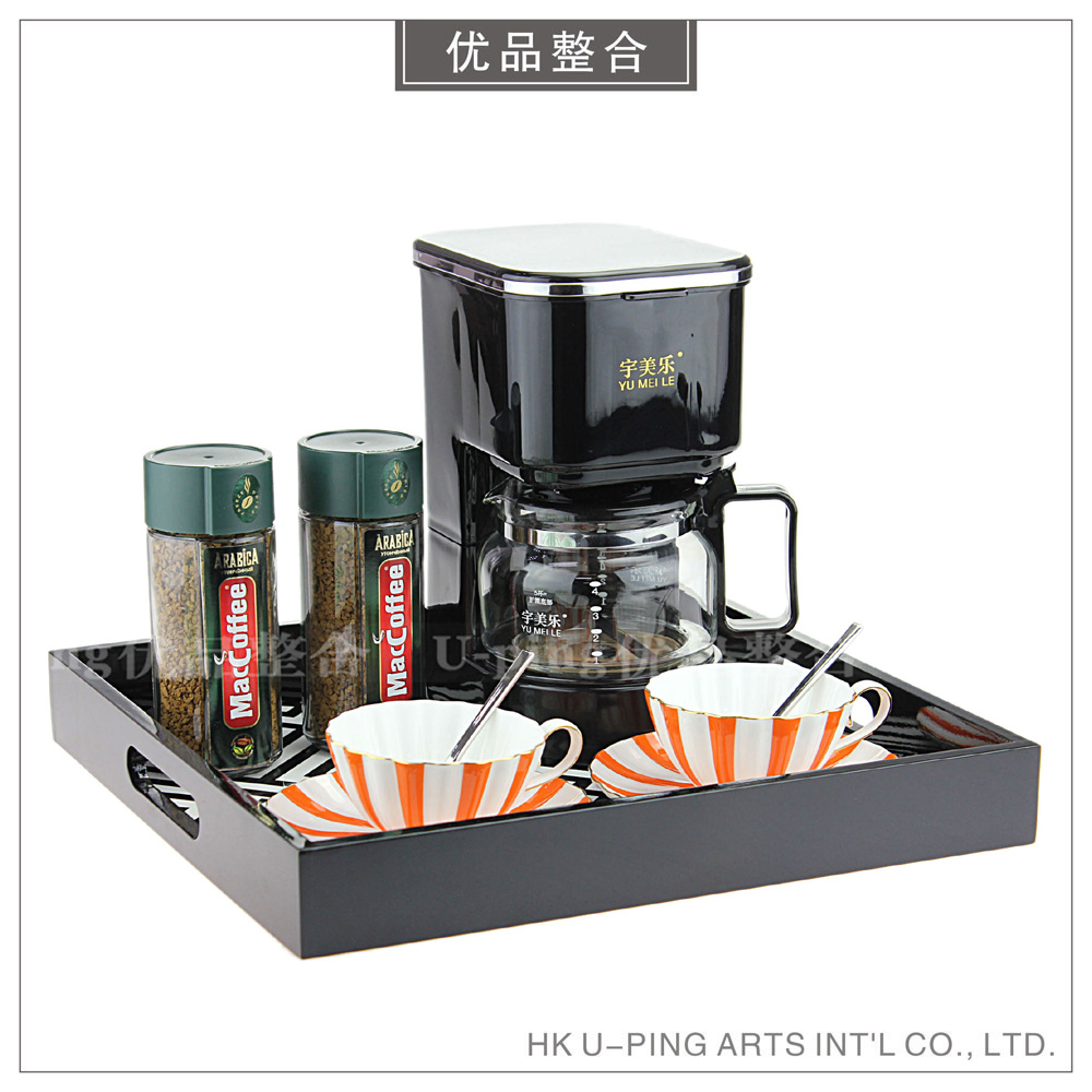 现代简约人气日式托盘咖啡套装餐桌厨房摆件样板房家居装饰ZH1024在类目 家居饰品, 摆件中 - 来自Buy2taobao.com提供专业的淘宝代购服务