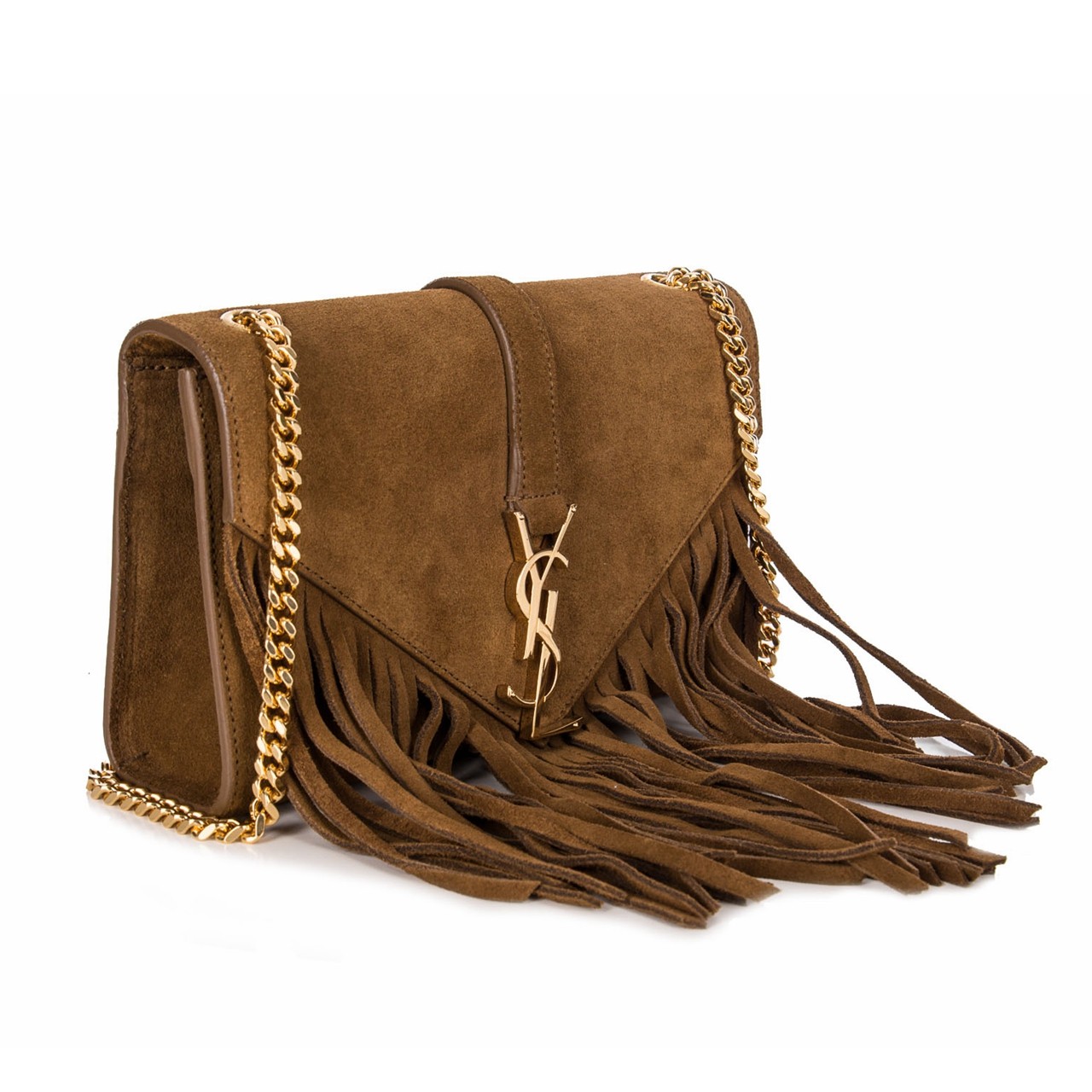 [9.5新]圣罗兰ysl女士流苏单肩包gxh*