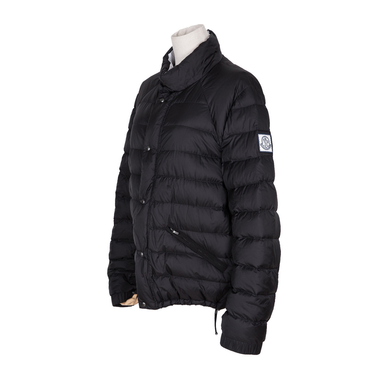 [9.9新]蒙克莱moncler3码男士薄款羽绒黑色16款未使用