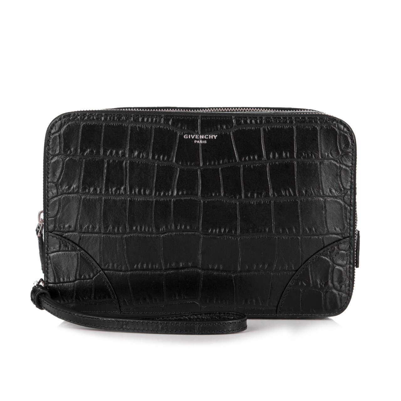 [9.9新]纪梵希givenchy男士鳄鱼压纹手包未使用*