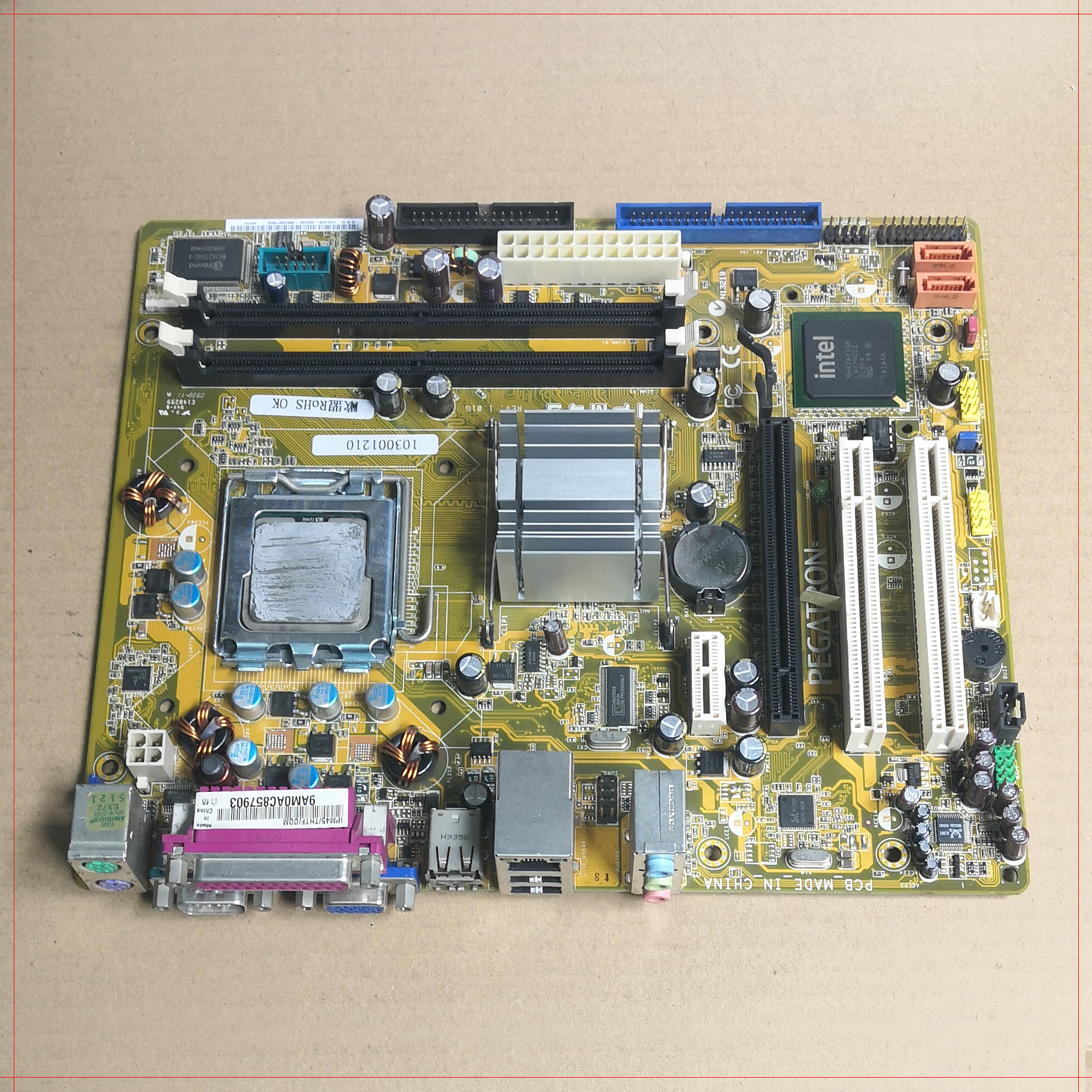 清华同方IPM45主板 945G全集成送CPU  DDR2代内存AutoCut工控板