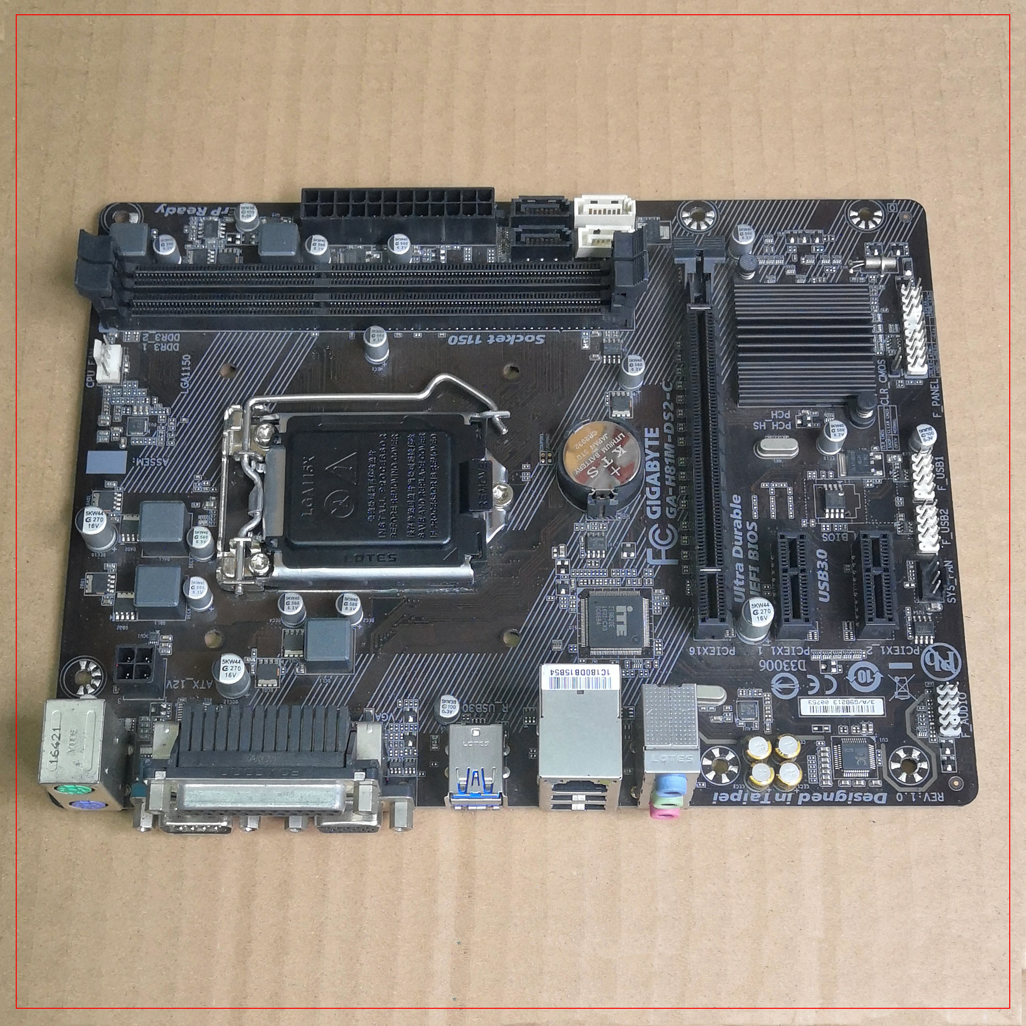 技嘉ga-h81m-ds2全接口h81主板 ddr3代内存 支持1150系列cpu-mc母婴网