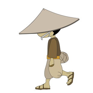 人物侧面小跑忍者跑步动作小幅度flash动画源文件手绘逐帧