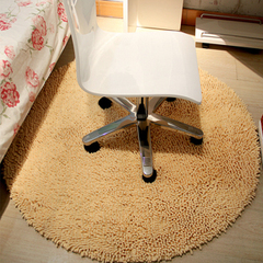 雪尼尔圆形地毯电脑椅垫地毯低价促销