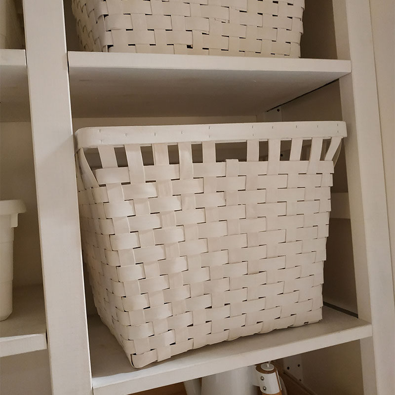 特价白色收纳筐宜家